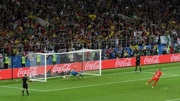 England won for the first time by penalty shootout at the World Cup 0