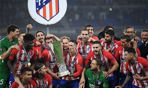 Atletico crushed Marseille and won the Europa League 0