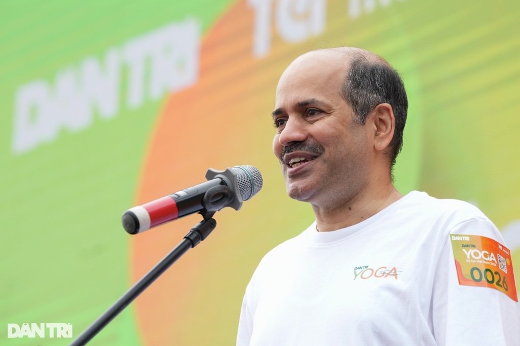 Indian Ambassador: Dan Tri Yoga Festival is very different and impressive
